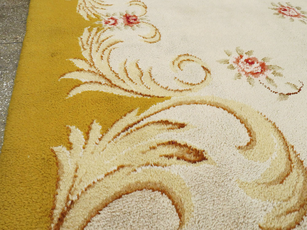 Vintage European Savonnerie Carpet, No.9212 - Gss