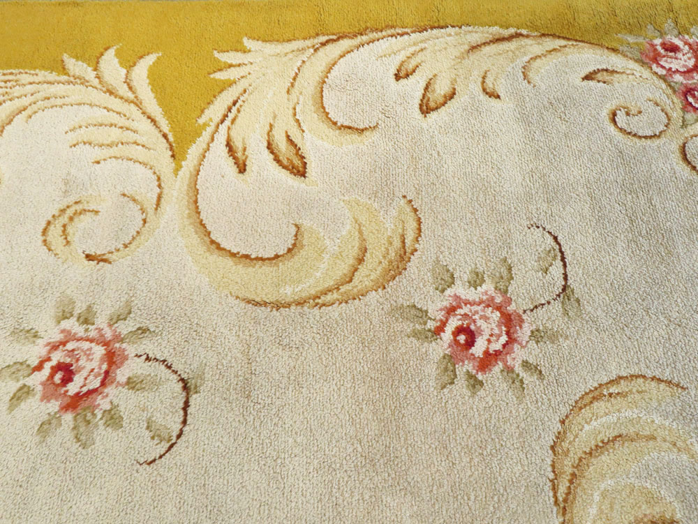 Vintage European Savonnerie Carpet, No.9212 - Gss