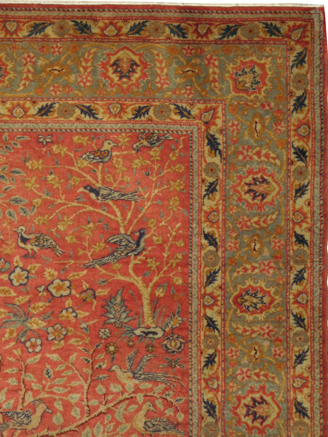 Antique Turkish Sivas Pictorial Rug, No.9222 - Gss