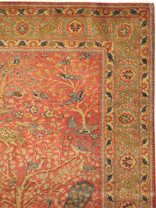 Antique Turkish Sivas Pictorial Rug, No.9222 - Gss