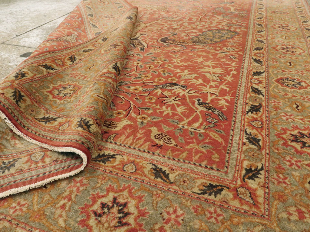 Antique Turkish Sivas Pictorial Rug, No.9222 - Gss