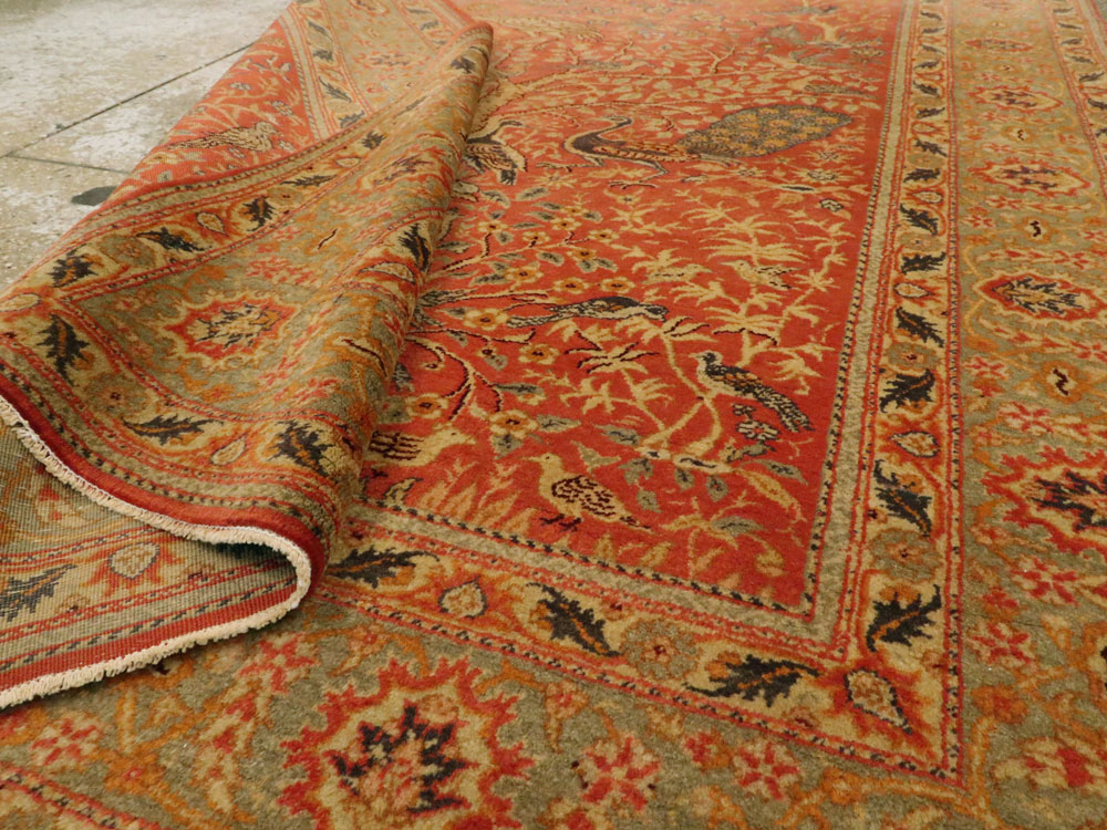 Antique Turkish Sivas Pictorial Rug, No.9222 - Gss