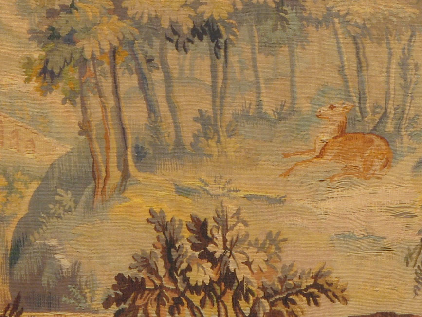 Antique French Tapestry, No.9229 - Gss