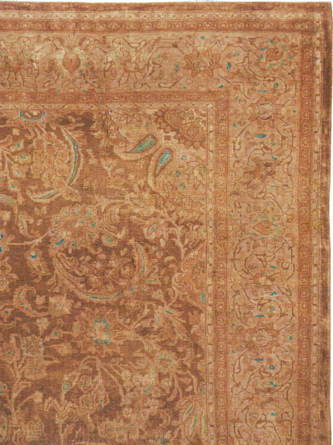 Vintage Persian Kashan Carpet, No.9231 - Gss