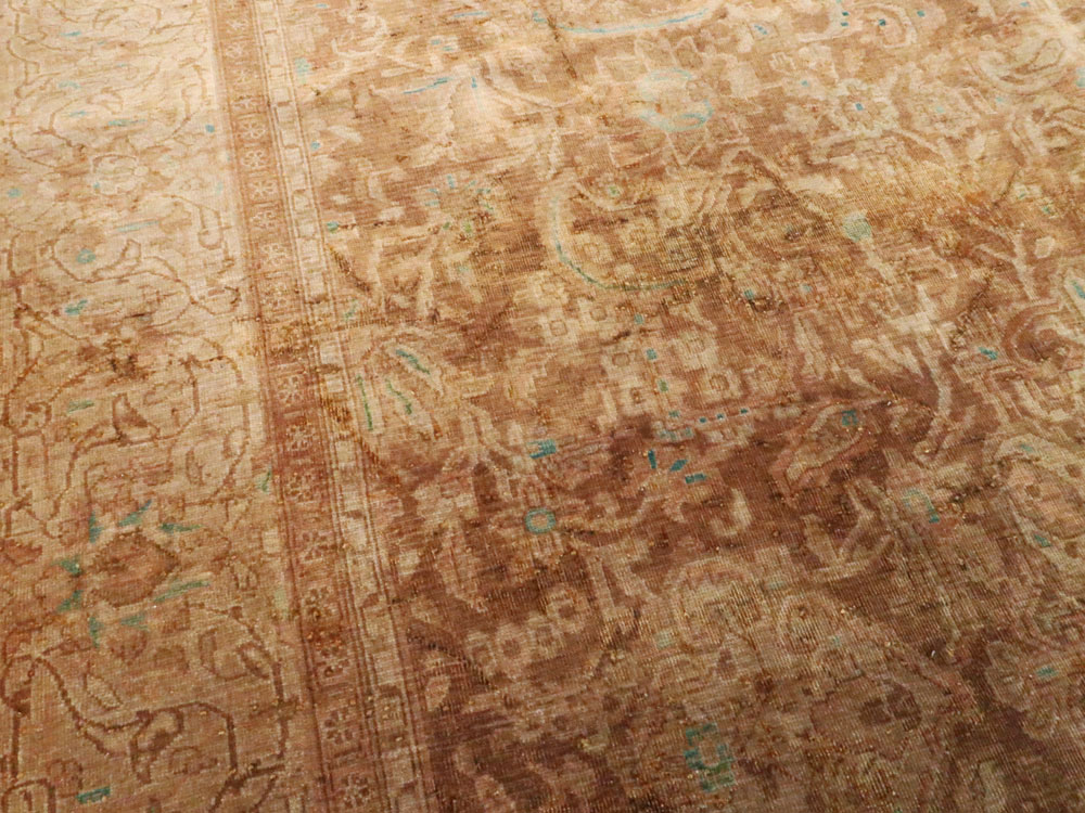 Vintage Persian Kashan Carpet, No.9231 - Gss