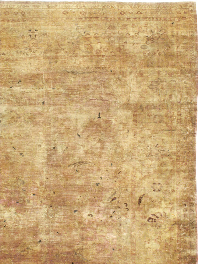 Antique Persian Kashan Rug, No.9236 - Gss