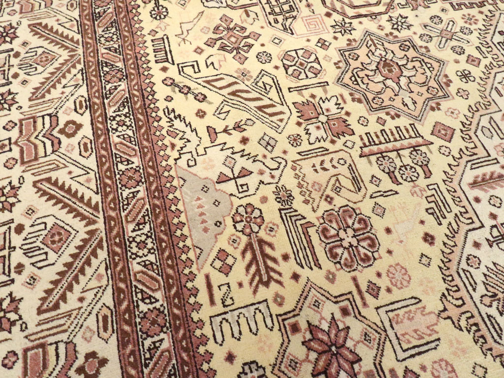 Vintage Persian Tabriz Carpet, No.9259 - Gss