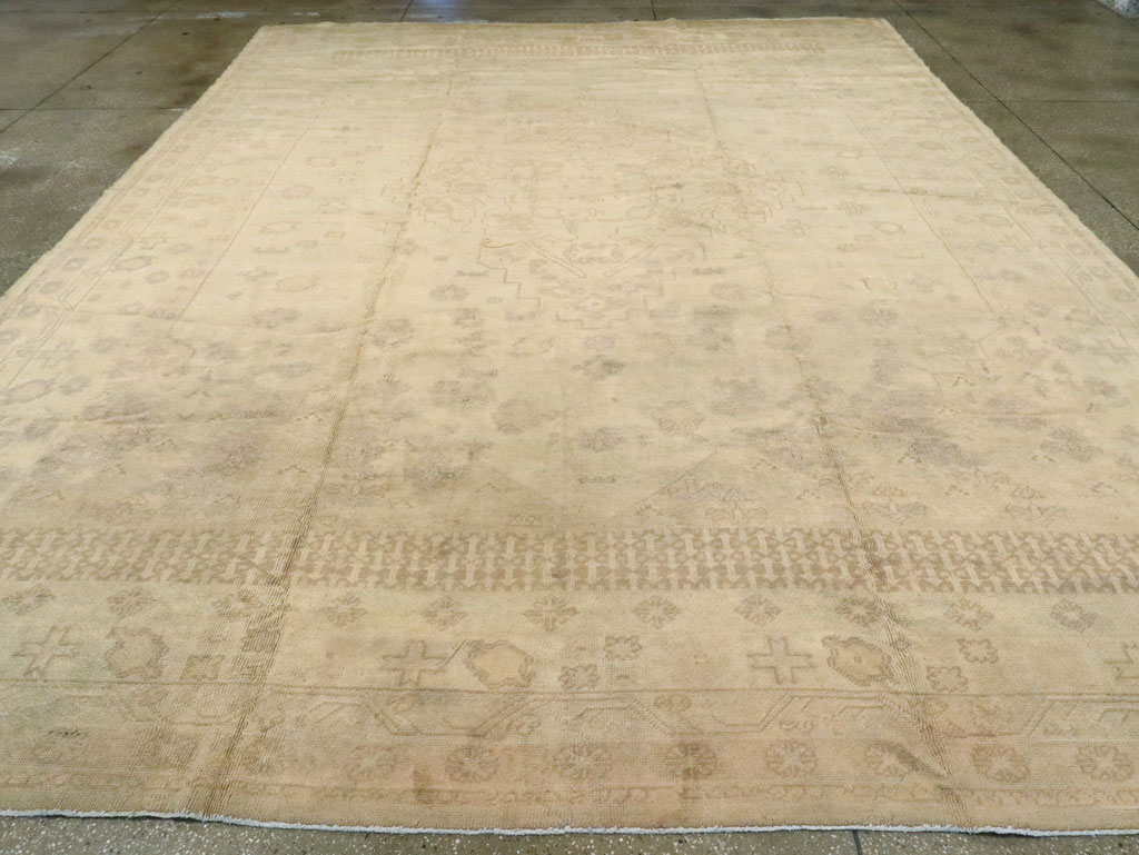 Antique Turkish Oushak Carpet, No.9277 - Gss