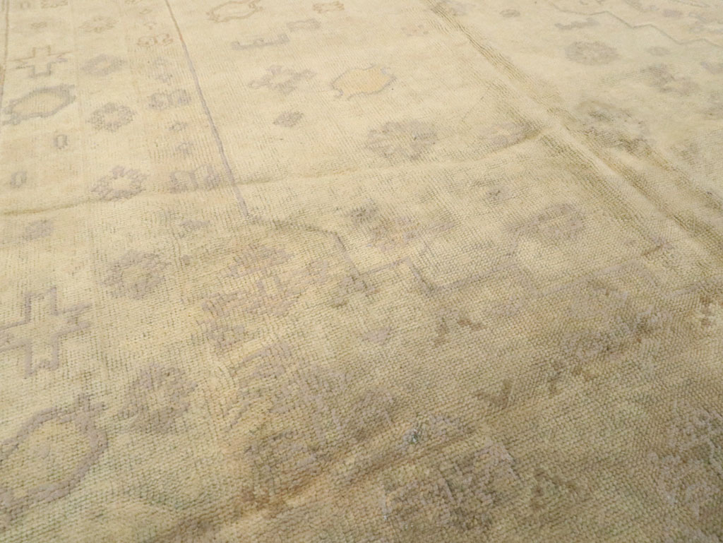 Antique Turkish Oushak Carpet, No.9277 - Gss