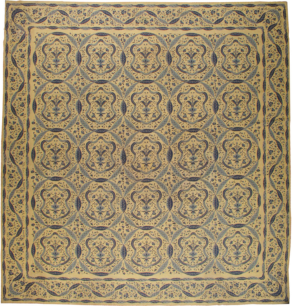 Vintage English Needlepoint Carpet, No.9279 - Gss
