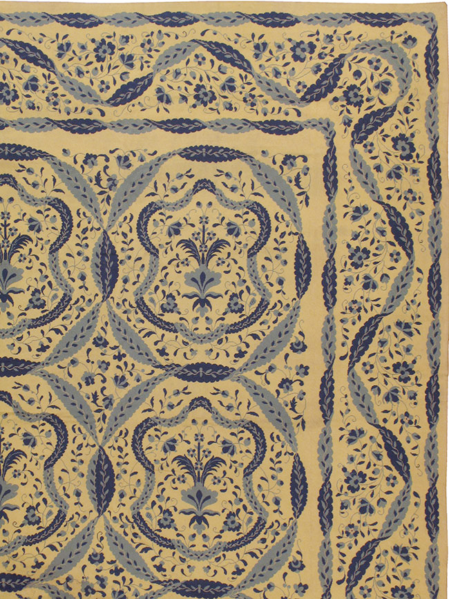 Vintage English Needlepoint Carpet, No.9279 - Gss