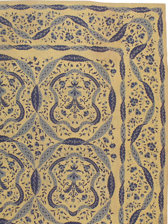 Vintage English Needlepoint Carpet, No.9279 - Gss