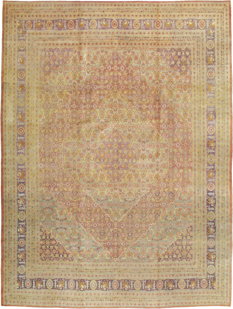 Antique Persian Tabriz Carpet, No.9284 - Gss
