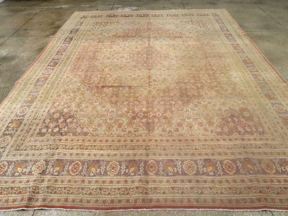 Antique Persian Tabriz Carpet, No.9284 - Gss