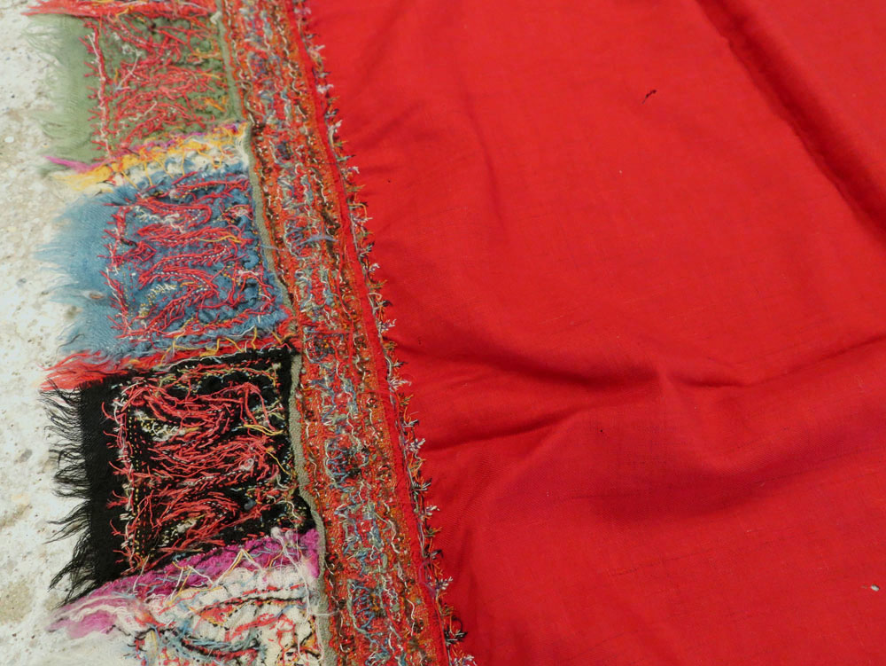Vintage Jacquard Indian Textile Shawl, No.9291 - Gss