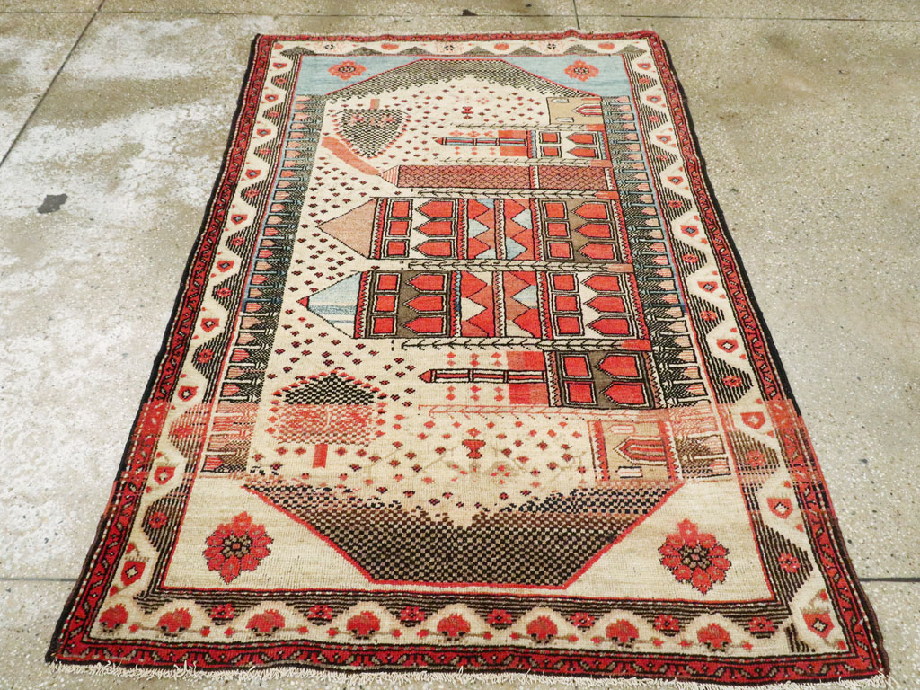 Vintage Turkish Anatolian Pictorial Rug, No.9315 - Gss