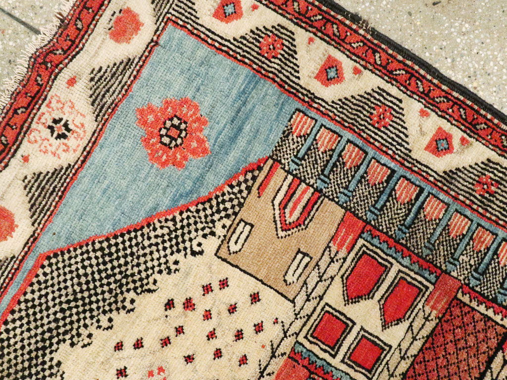 Vintage Turkish Anatolian Pictorial Rug, No.9315 - Gss