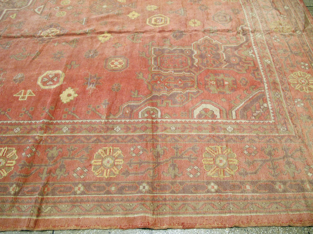 Antique Turkish Oushak Oversize Carpet, No.9335 - Gss
