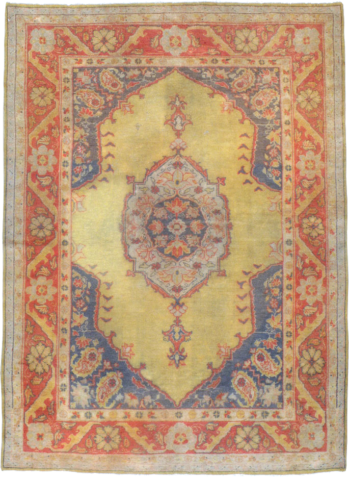 An Oushak Carpet, No.9395 - Gss