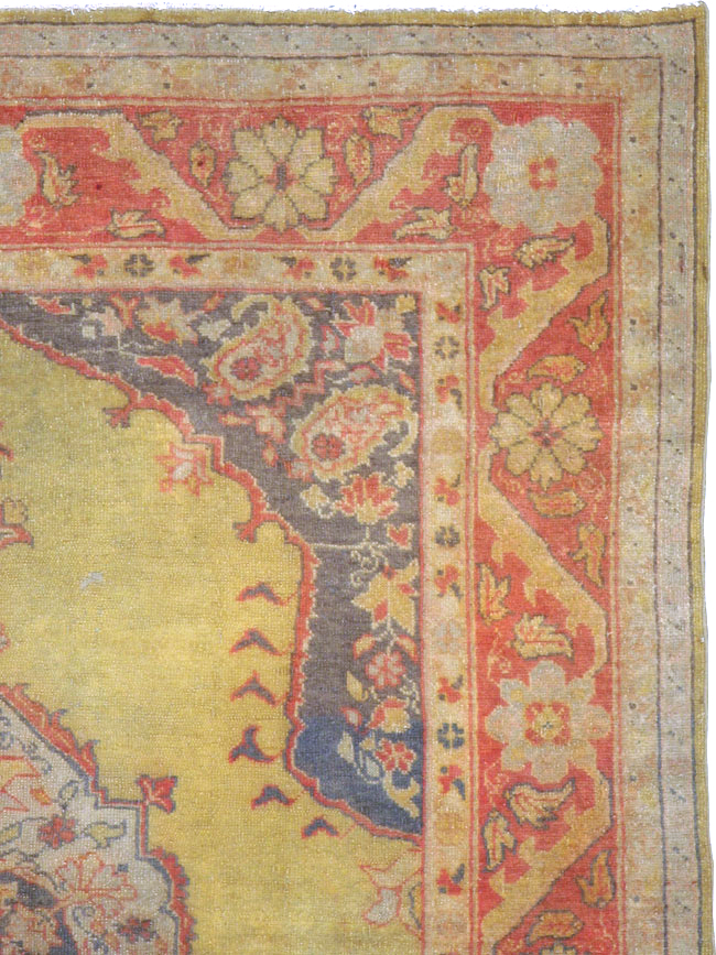 An Oushak Carpet, No.9395 - Gss
