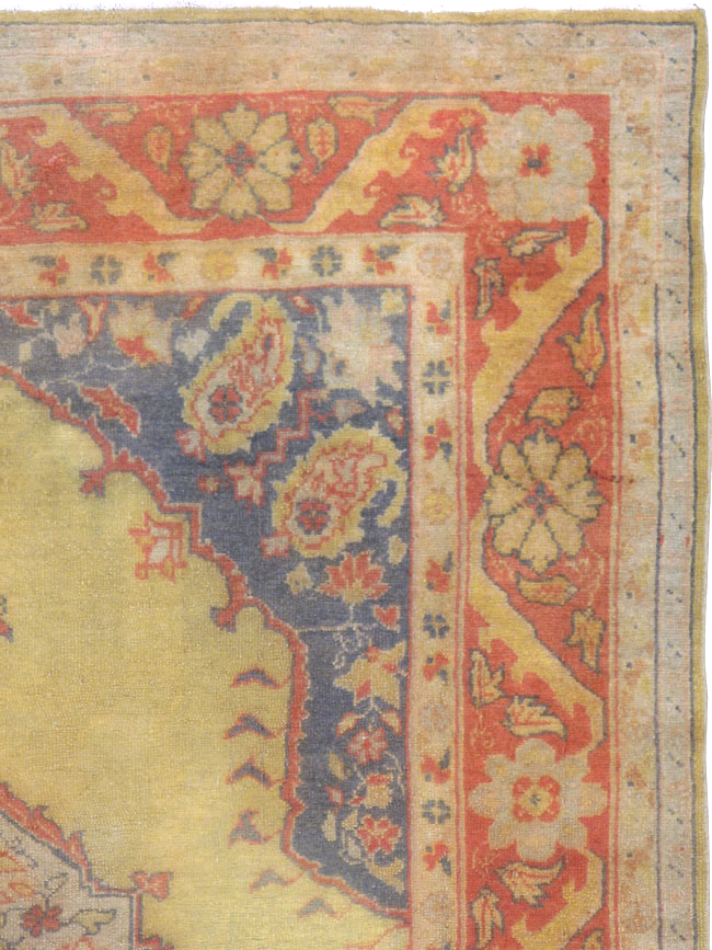 An Oushak Carpet, No.9395 - Gss