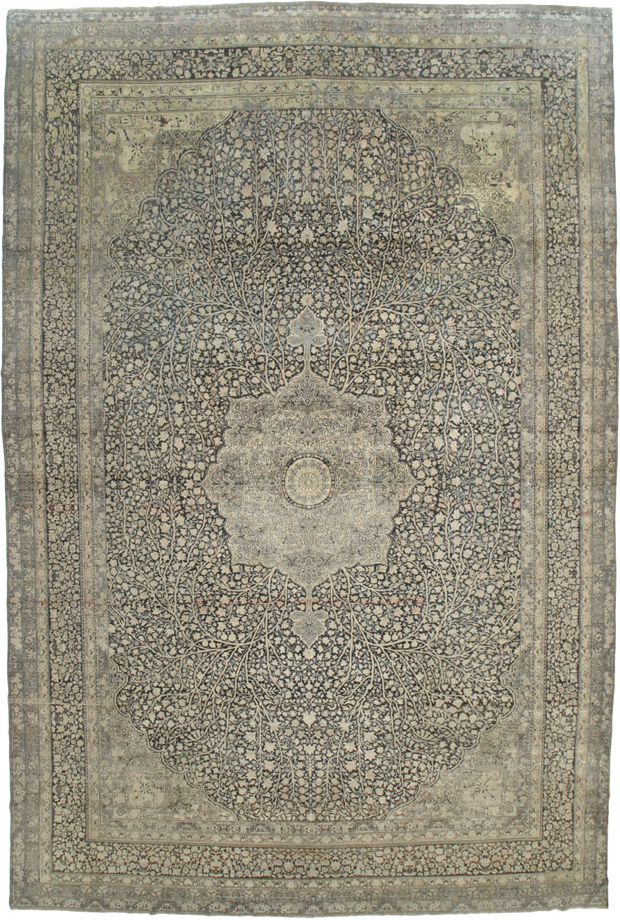 Antique Lavar Kerman Carpet, No.9397 - Gss