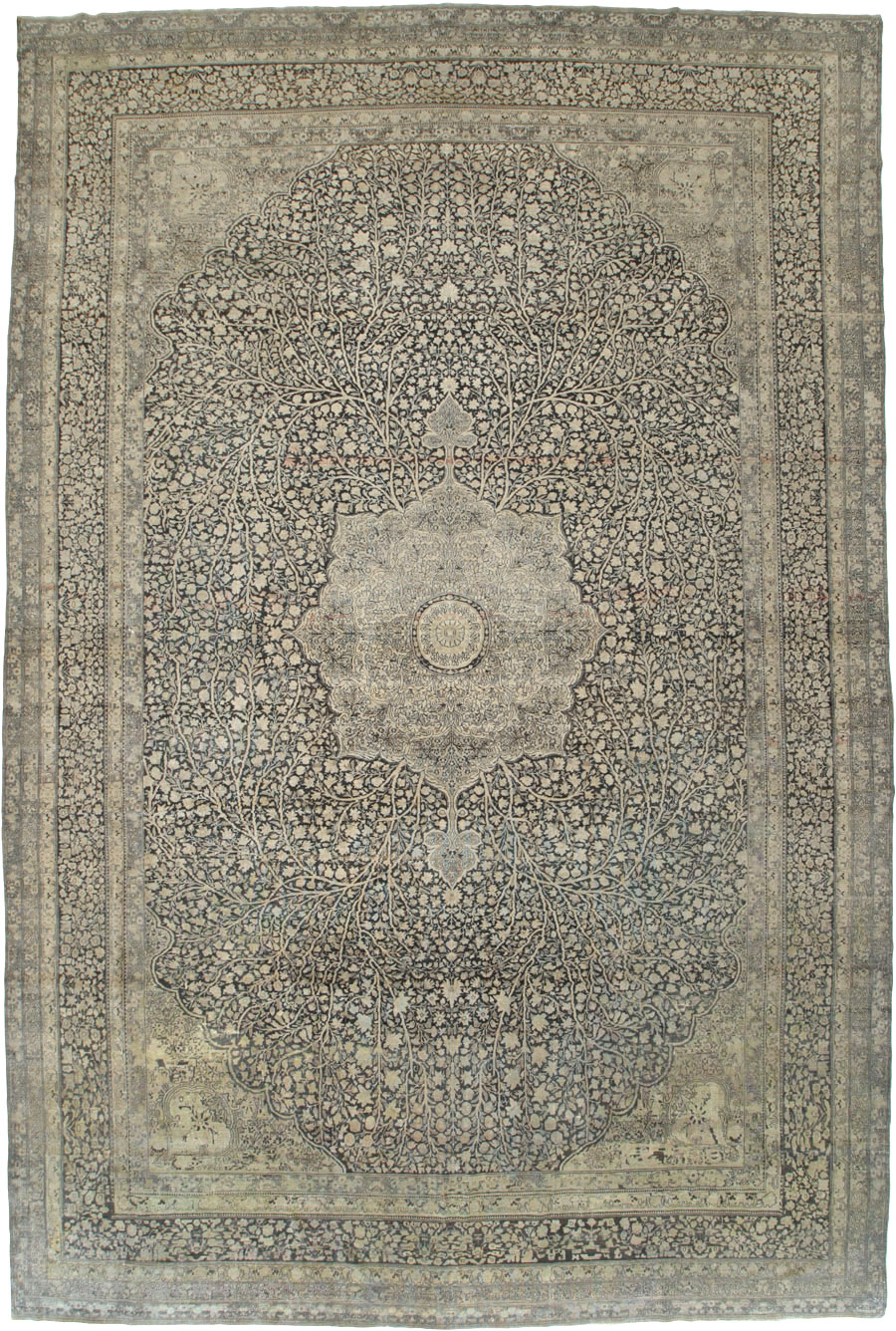 Antique Lavar Kerman Carpet, No.9397 - Gss