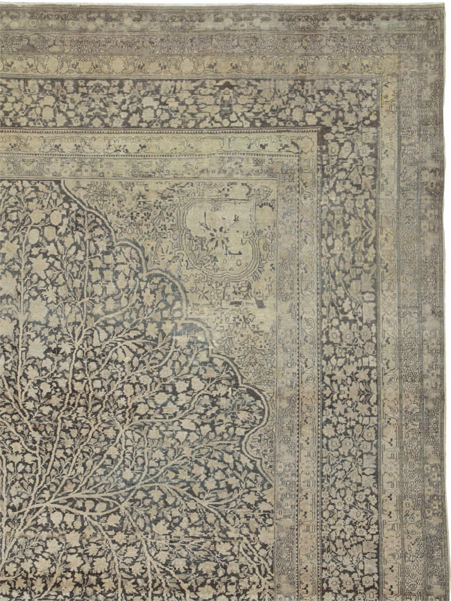 Antique Lavar Kerman Carpet, No.9397 - Gss
