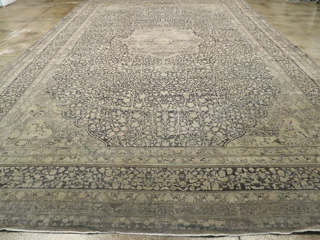 Antique Lavar Kerman Carpet, No.9397 - Gss
