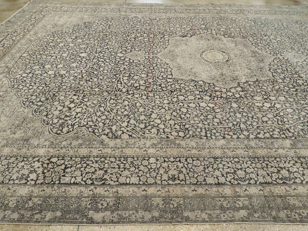 Antique Lavar Kerman Carpet, No.9397 - Gss