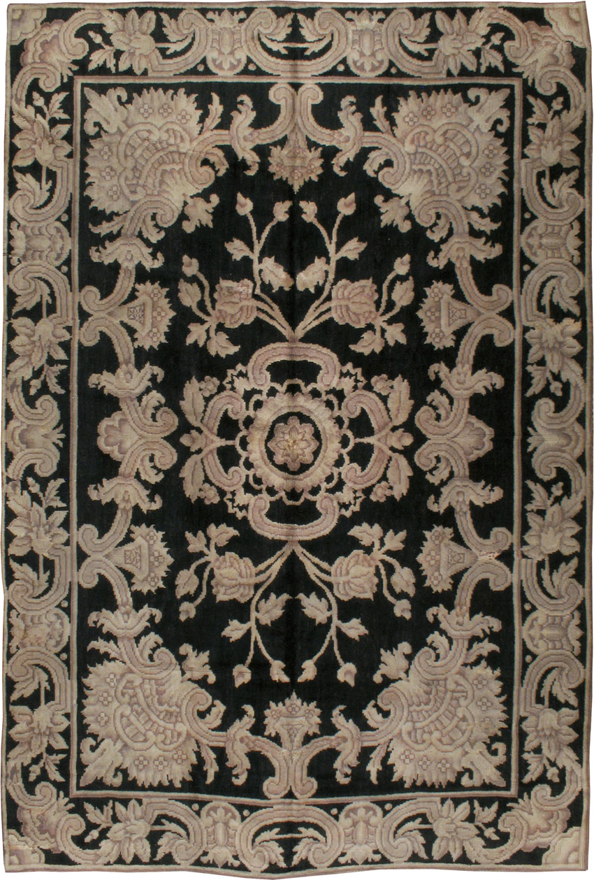 Antique French Savonnerie Room Size Carpet, No.9414 - Gss