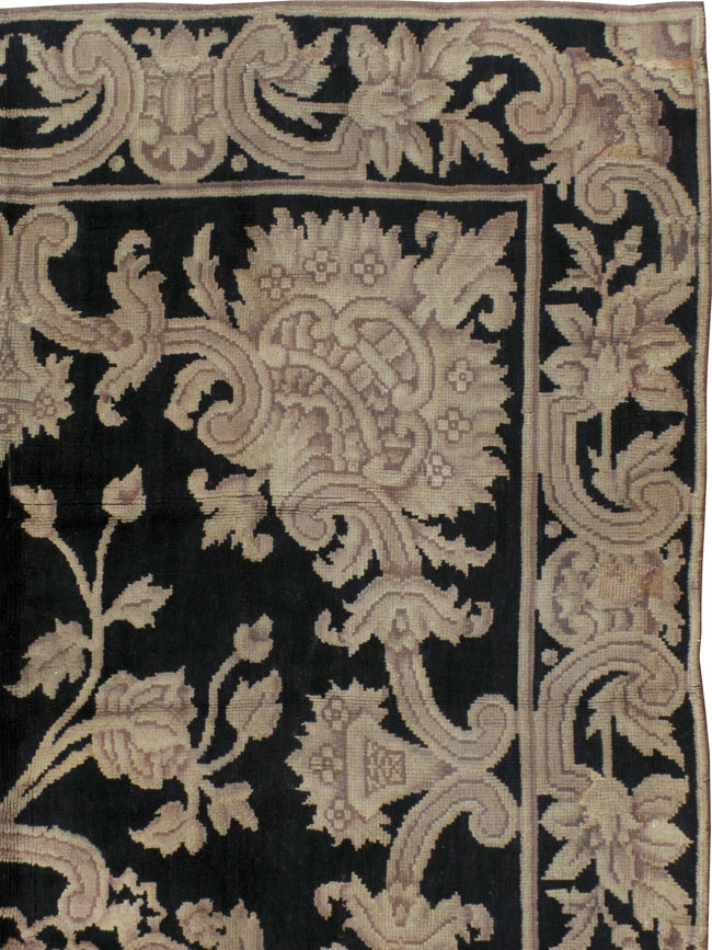 Antique French Savonnerie Room Size Carpet, No.9414 - Gss