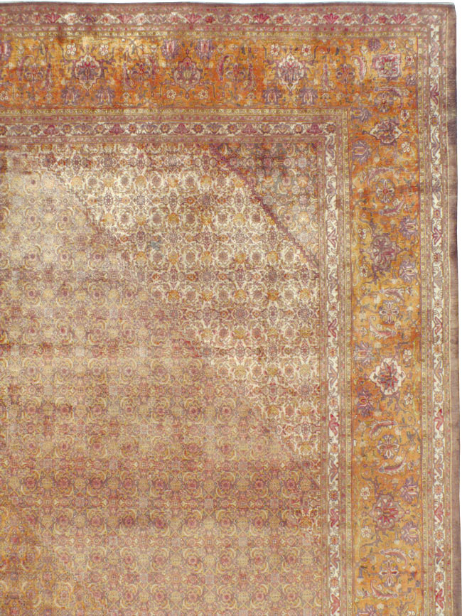 Vintage Persian Tabriz Carpet, No.9422 - Gss
