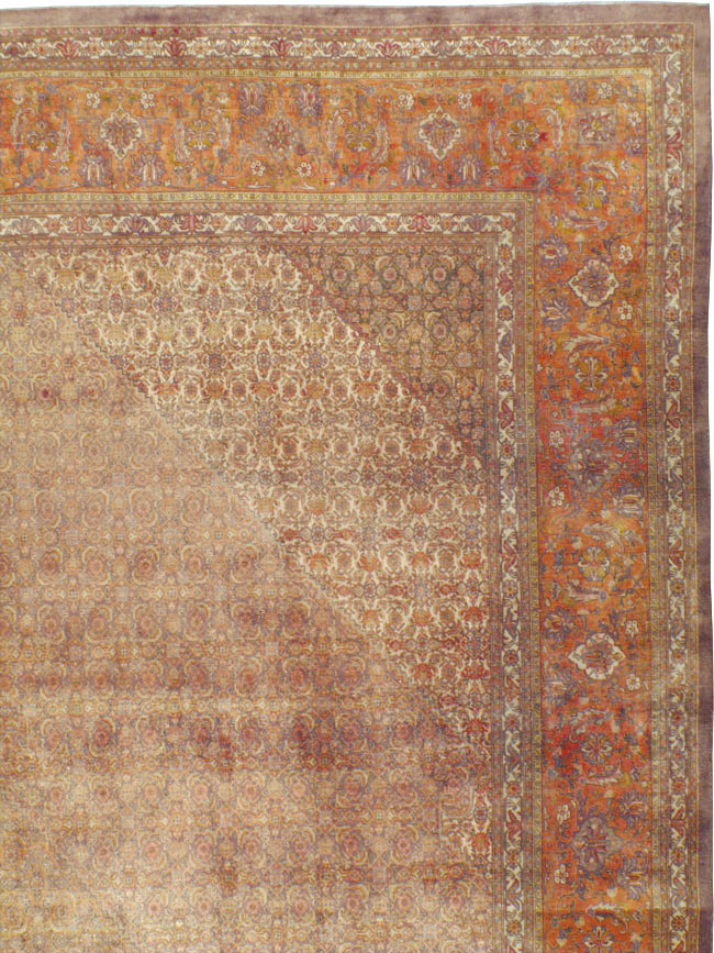 Vintage Persian Tabriz Carpet, No.9422 - Gss