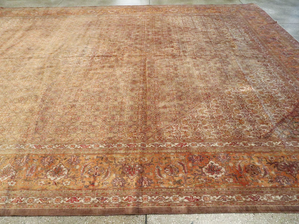 Vintage Persian Tabriz Carpet, No.9422 - Gss