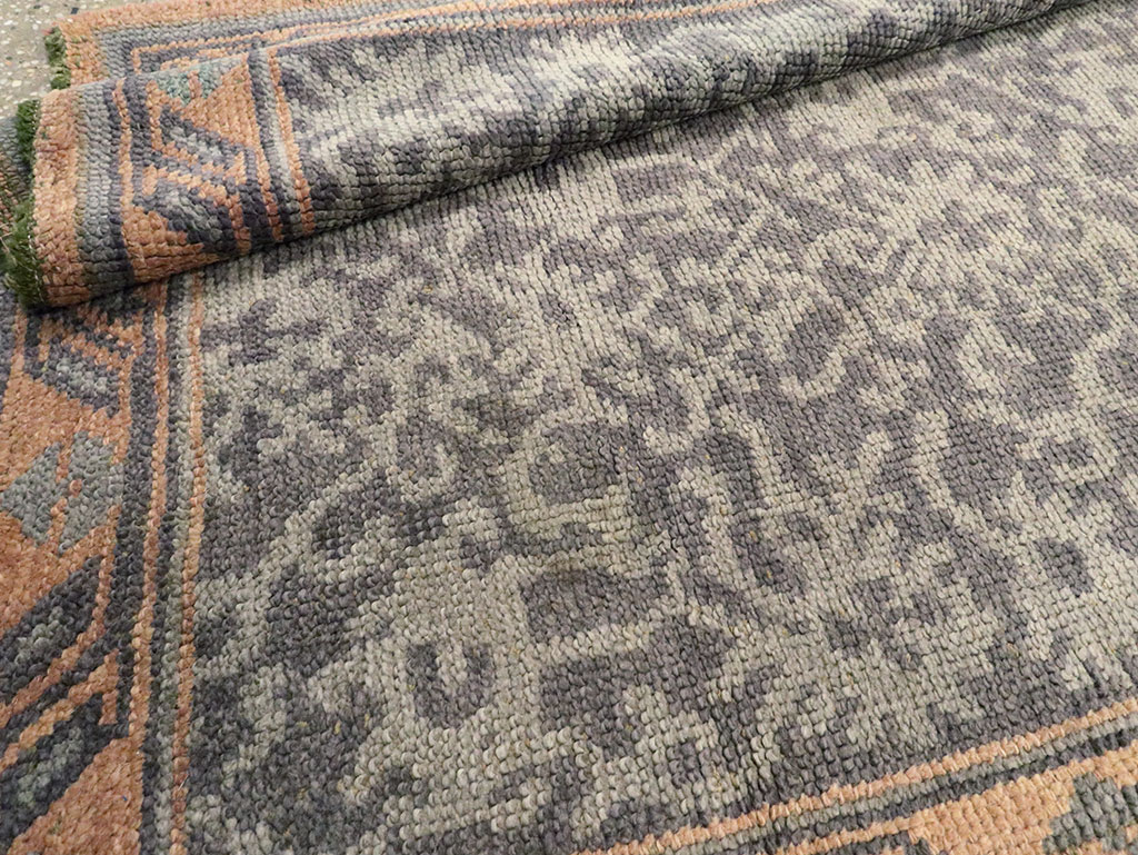 Antique Turkish Oushak Long Runner, No.9424 - Gss