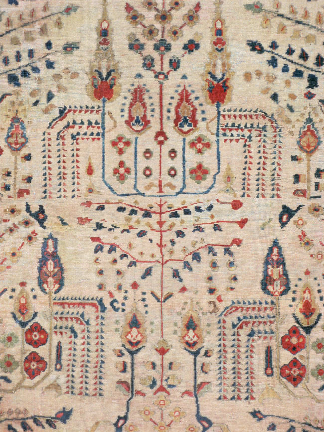 Antique Persian Mahal Carpet, No.9443 - Gss