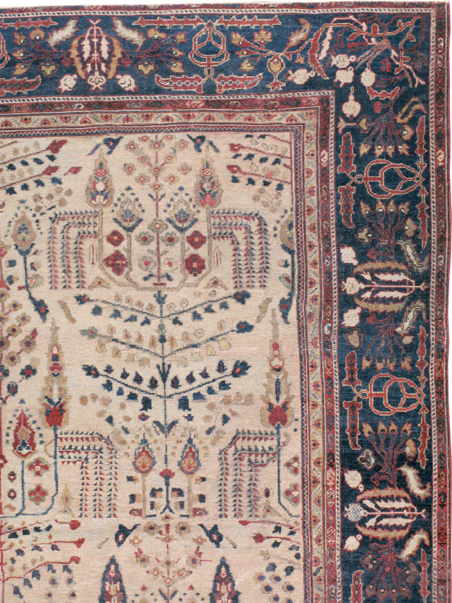 Antique Persian Mahal Carpet, No.9443 - Gss
