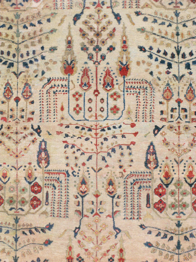 Antique Persian Mahal Carpet, No.9443 - Gss