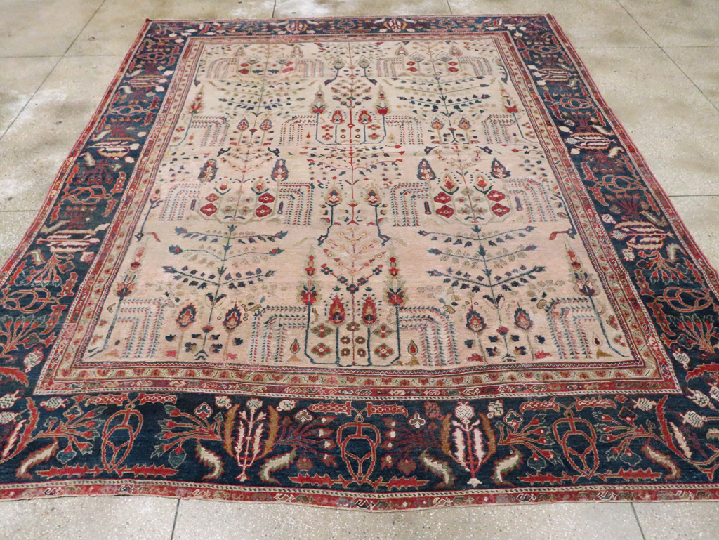 Antique Persian Mahal Carpet, No.9443 - Gss