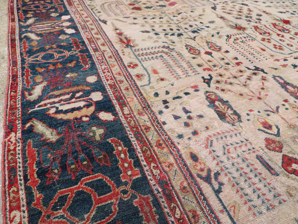 Antique Persian Mahal Carpet, No.9443 - Gss