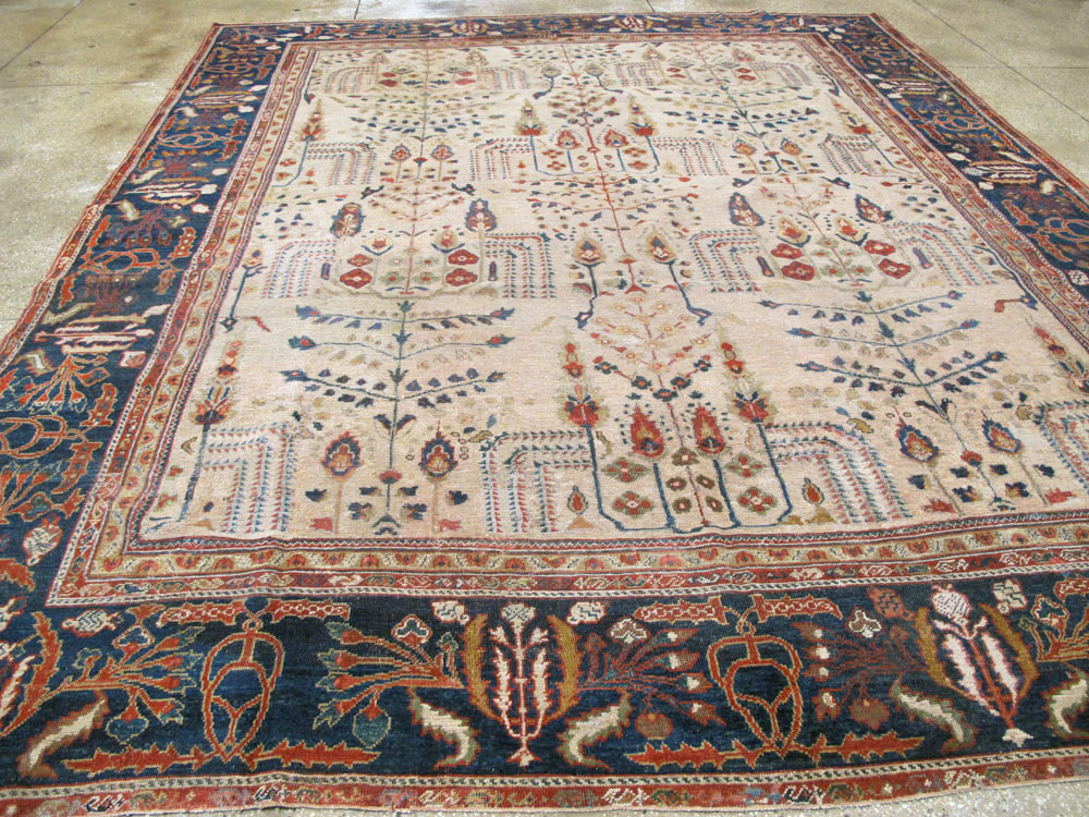 Antique Persian Mahal Carpet, No.9443 - Gss