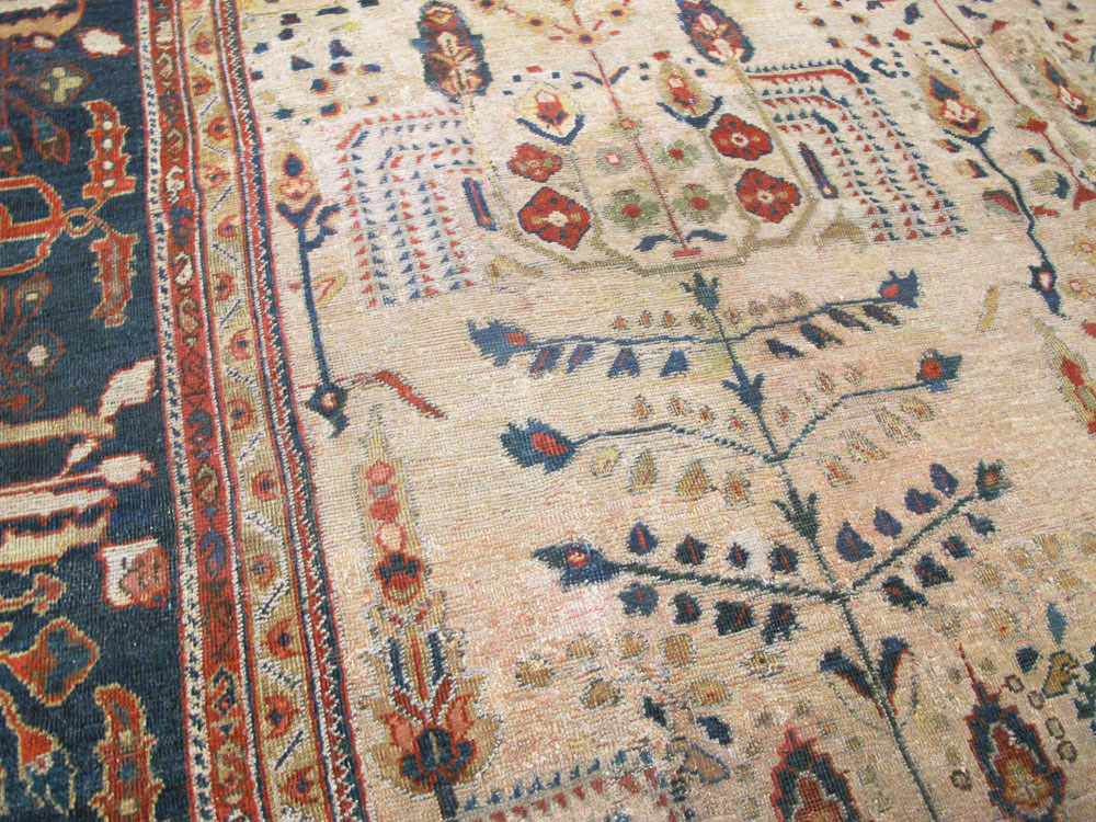 Antique Persian Mahal Carpet, No.9443 - Gss