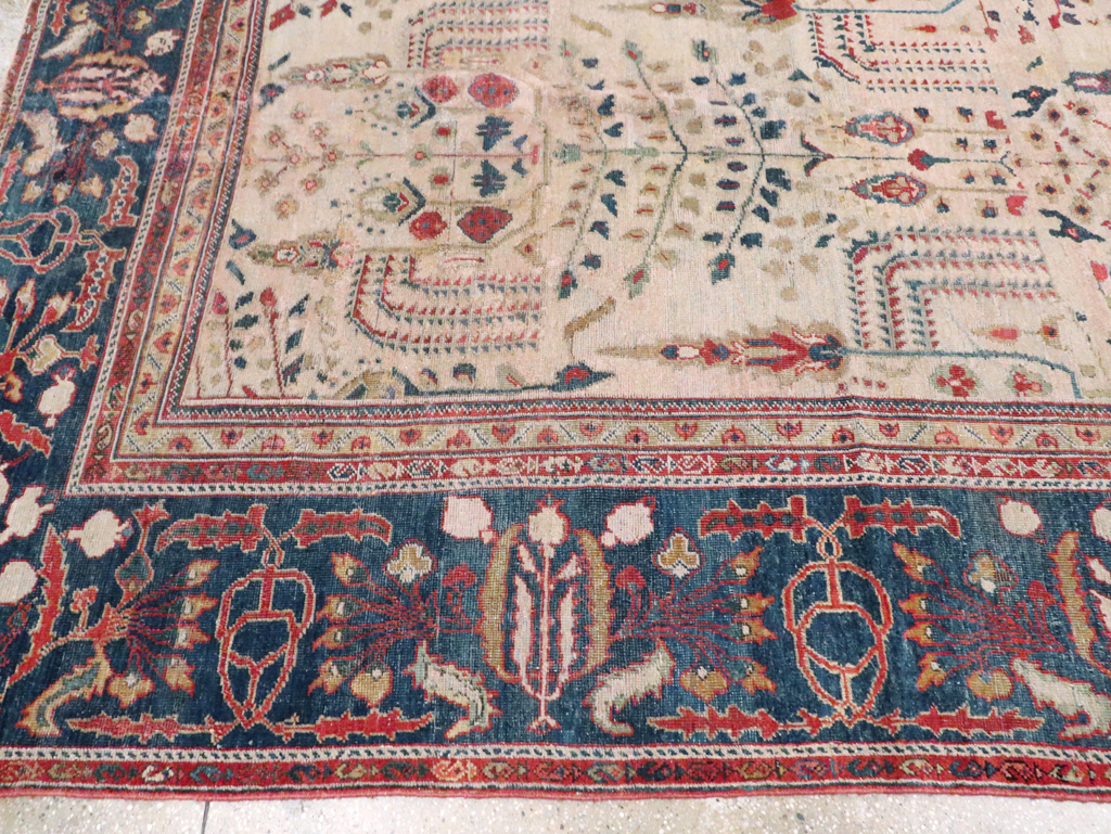 Antique Persian Mahal Carpet, No.9443 - Gss