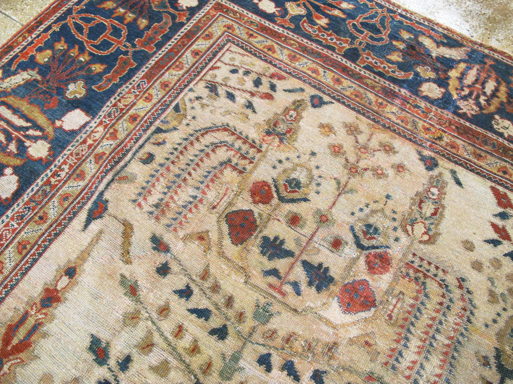 Antique Persian Mahal Carpet, No.9443 - Gss