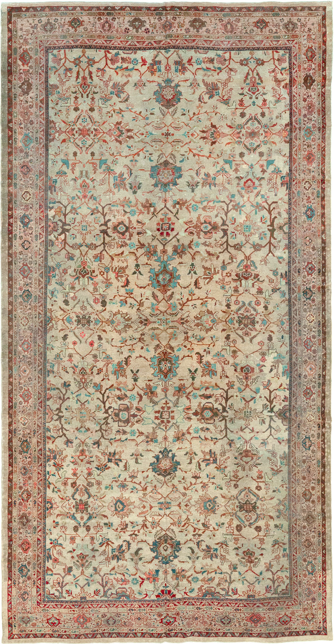 Antique Persian Mahal Gallery Rug, No.9457 - Gss