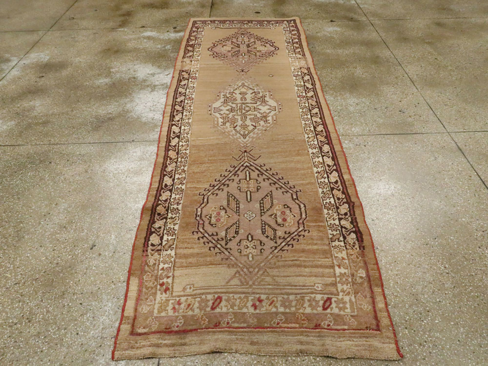 Antique Persian Serab Runner, No.9476 - Gss