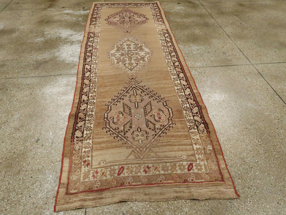 Antique Persian Serab Runner, No.9476 - Gss