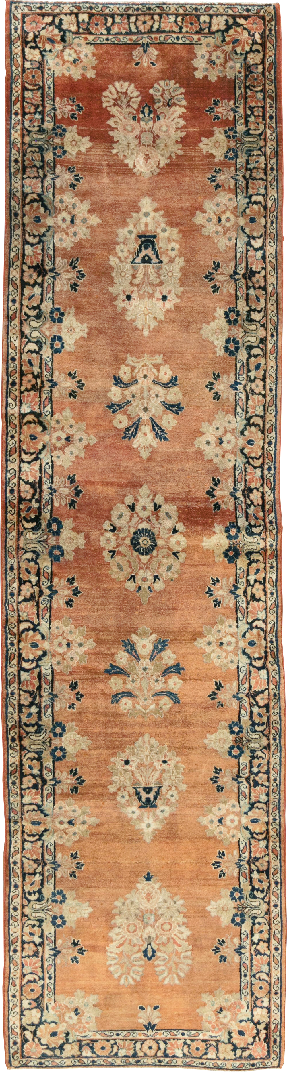 Antique Perisan Sarouk Runner, No.9477 - Gss