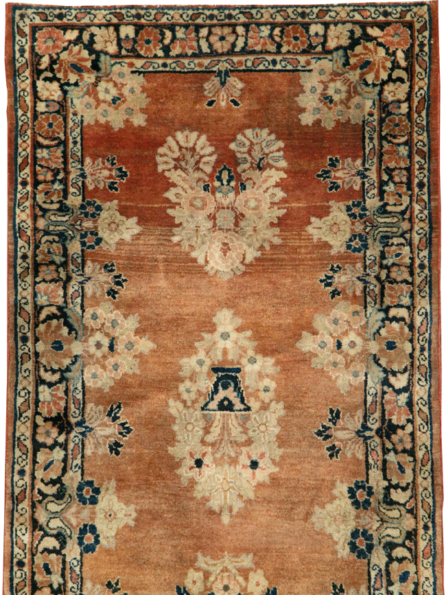 Antique Perisan Sarouk Runner, No.9477 - Gss